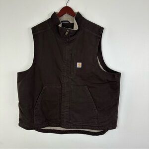 Carhartt Dark Brown LooseFit Vest 2XL